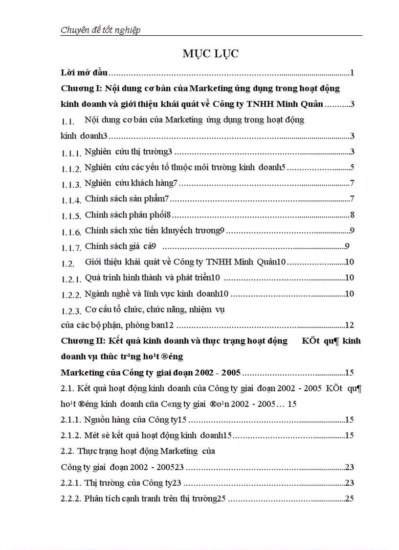 image for page Giải pháp Marketing thúc đẩy hoạt động kinh doanh của Công ty công nghệ phẩm Minh Quân 1