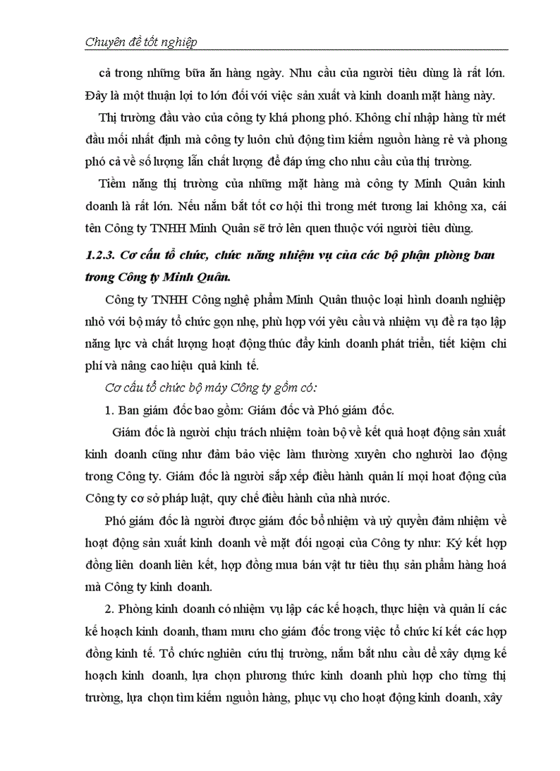 image for page Giải pháp Marketing thúc đẩy hoạt động kinh doanh của Công ty công nghệ phẩm Minh Quân 1