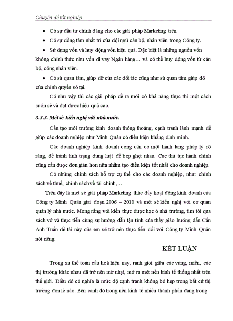 image for page Giải pháp Marketing thúc đẩy hoạt động kinh doanh của Công ty công nghệ phẩm Minh Quân 1