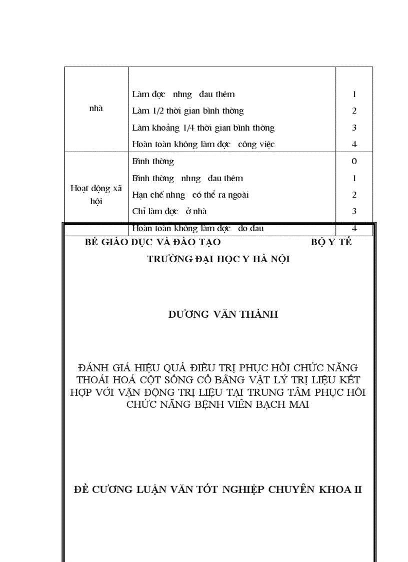 image for page Đánh giá hiệu quả điều trị phục hồi chức năng thoái hoá cột sống cổ bằng vật lý trị liệu kết hợp với vận động trị liệu tại trung tâm phục hồi chức năng bệnh viên bạch mai 1