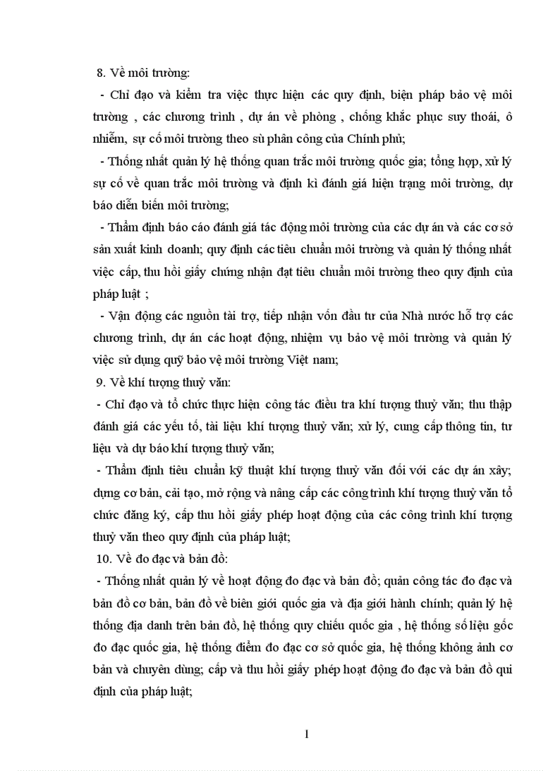 image for page Báo cáo thực tập tổng hợp tại Bộ Tài nguyên và Môi trường