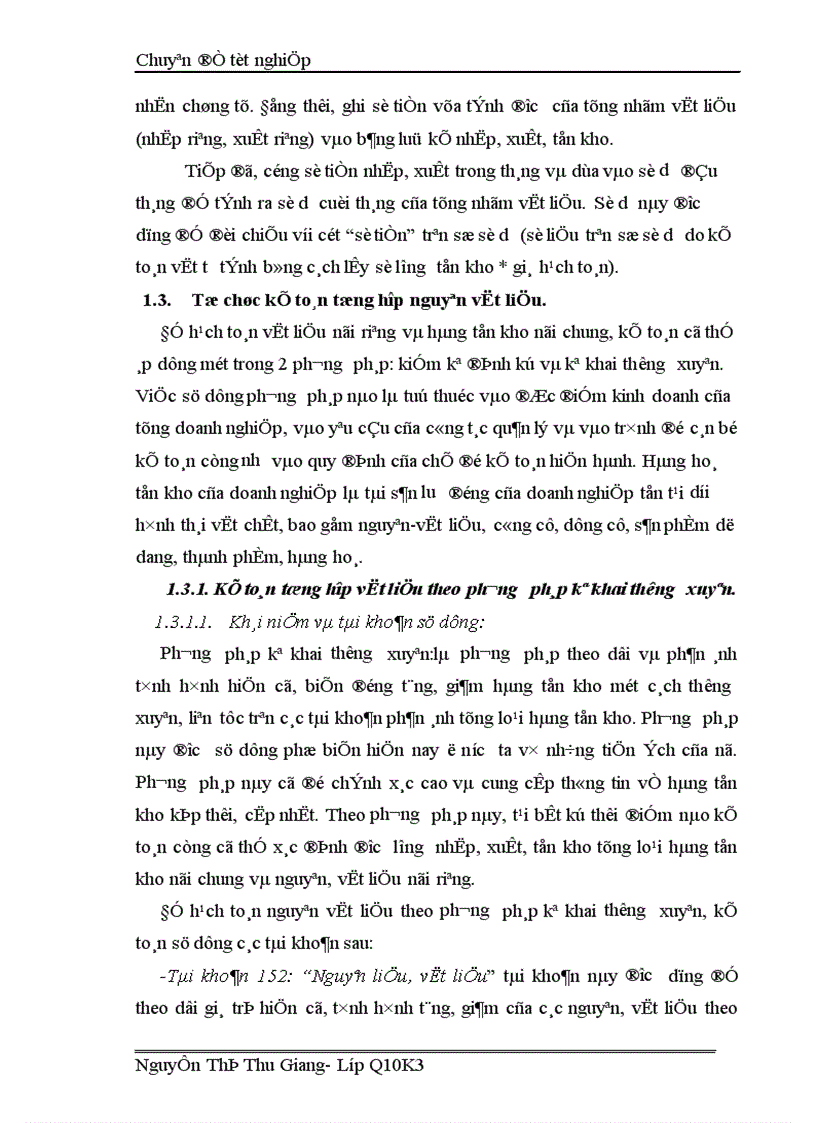 image for page Hoàn thiện công tác kế toán nguyên vật liệu tại Công ty Thăng Long TALIMEX 1