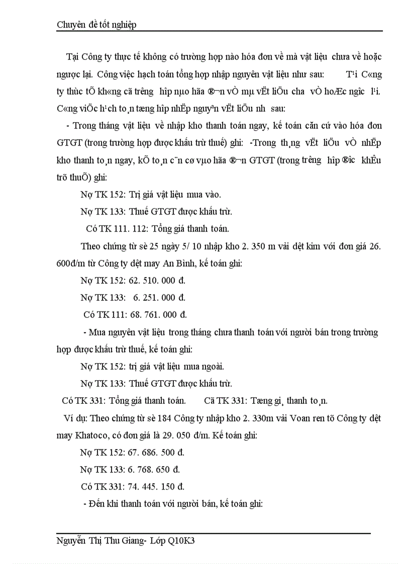 image for page Hoàn thiện công tác kế toán nguyên vật liệu tại Công ty Thăng Long TALIMEX 1