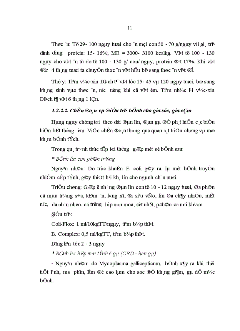 image for page Áp dụng một số biện pháp kỹ thuật trong phòng và điều trị bệnh cầu trùng gà tại huyện Phú Lương Thái Nguyên