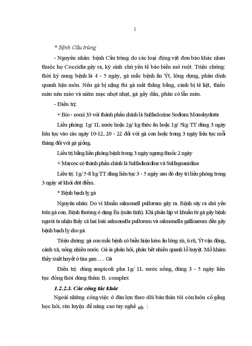 image for page Áp dụng một số biện pháp kỹ thuật trong phòng và điều trị bệnh cầu trùng gà tại huyện Phú Lương Thái Nguyên