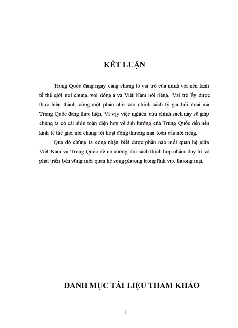 image for page Chính sách tỷ giá của Trung Quốc và tác động của nó đến thương mại Trung Quốc và thương mại thế giới 1