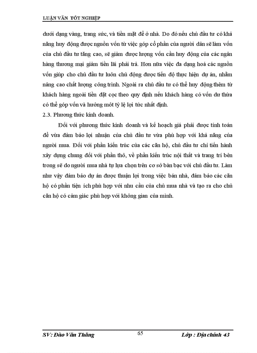 image for page Phân tích hiệu quả tài chính đối với dự án đầu tư xây dựng 20 căn hộ biệt thự cao cấp tại khu đô thị Phố Mới Quế Võ Bắc Ninh