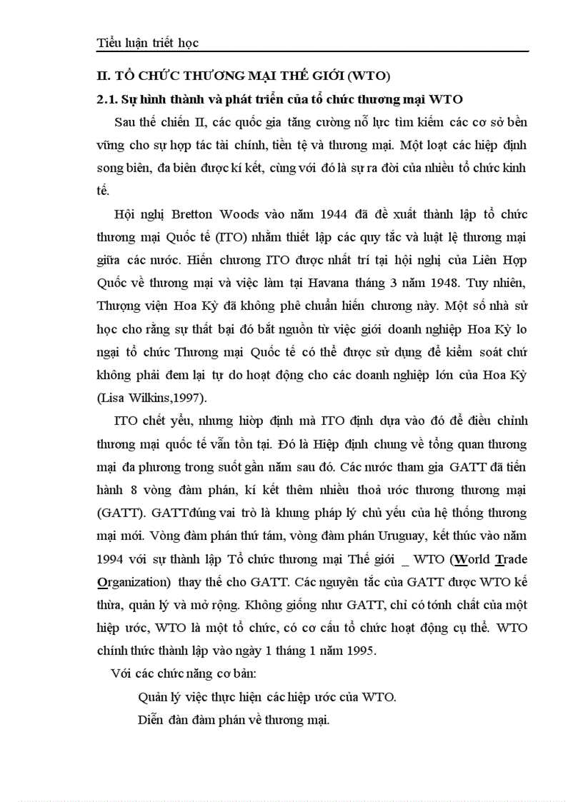 image for page Mâu thuẫn biện chứng với việc tìm hiểu những cơ hội và thách thức khi Việt Nam gia nhập vào tổ chức thương mại thế giới WTO 1