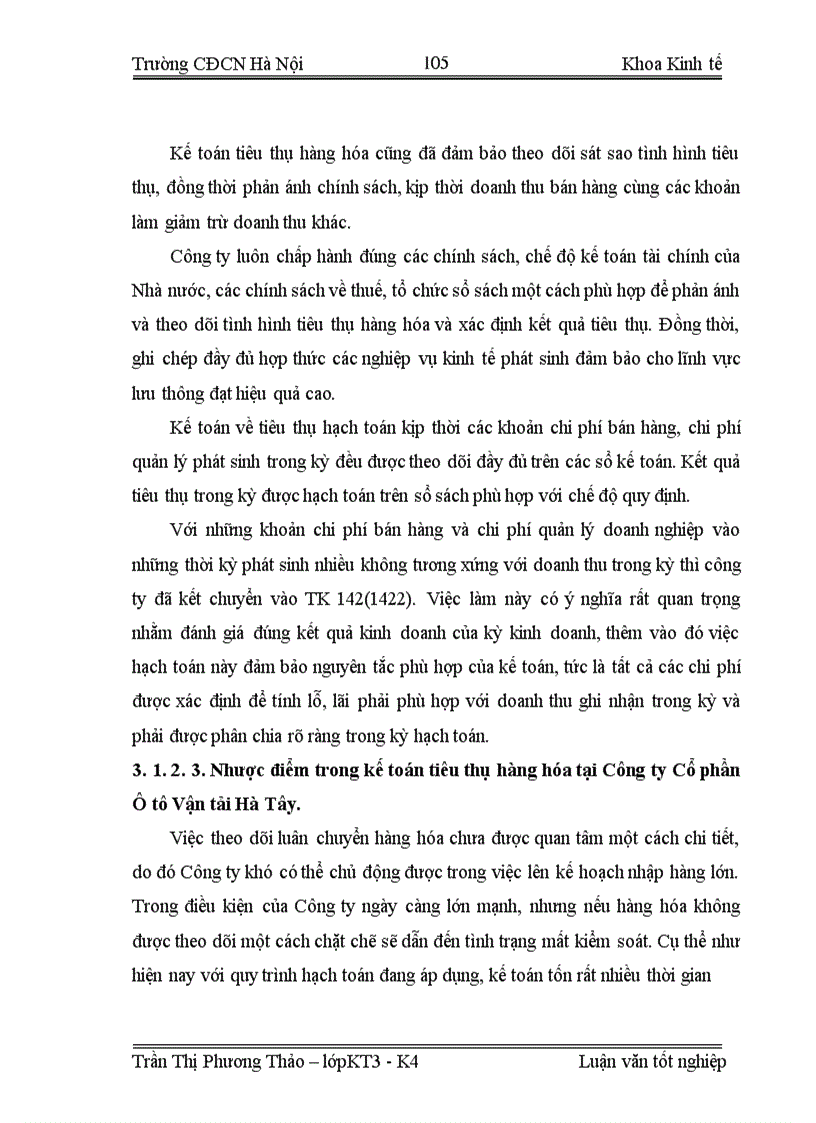 image for page Kế toán tiêu thụ hàng hóa và xác định kết quả tiêu thụ ở Công ty Cổ phần Ô tô Vận tải Hà Tây 1