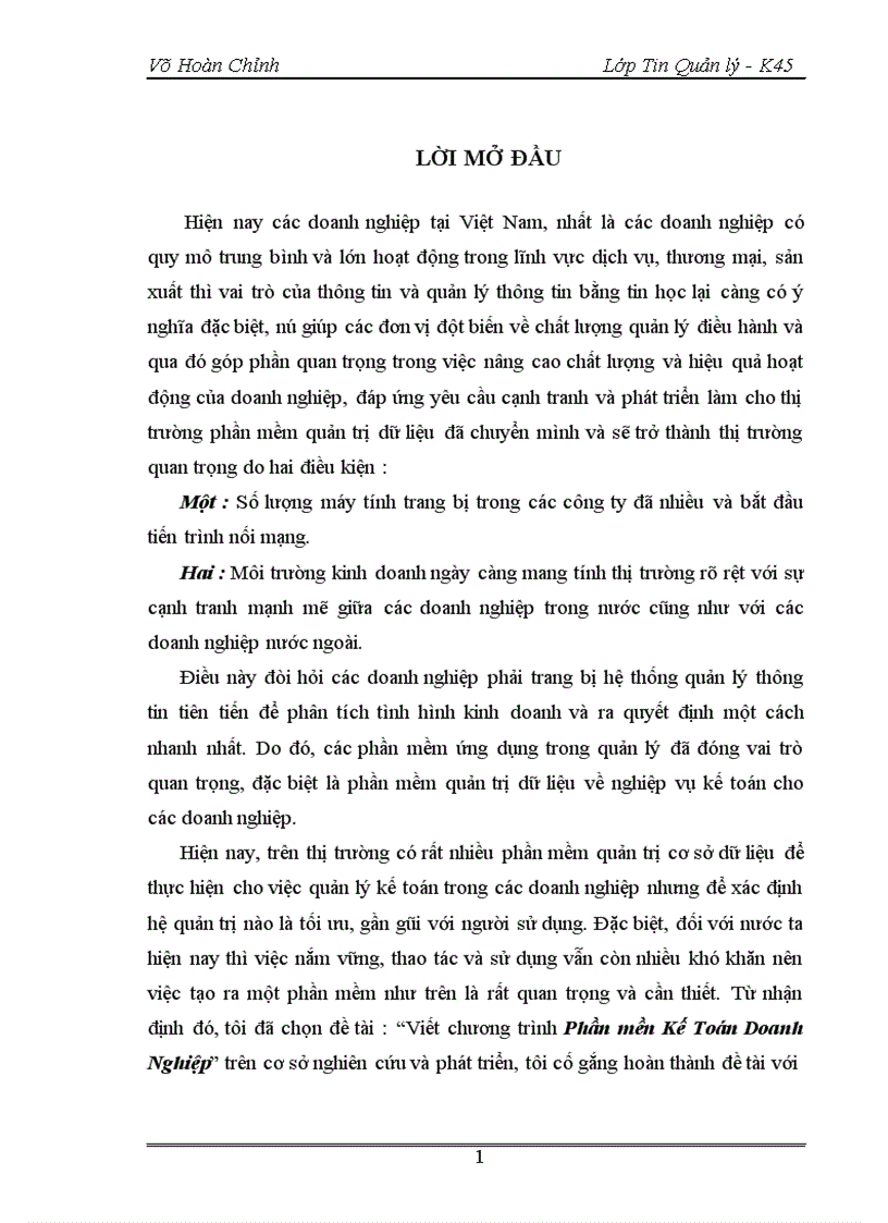 image for page Viết chương trình Phần mền Kế Toán Doanh Nghiệp 1