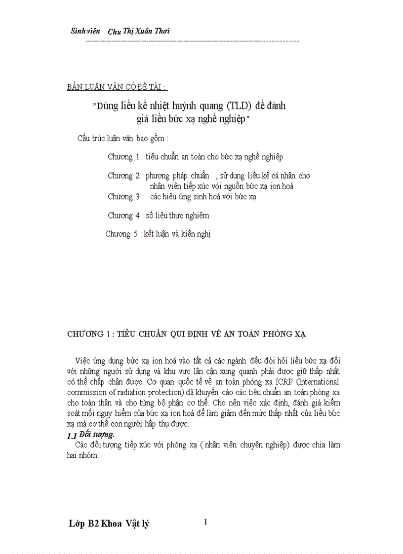 image for page Dùng liều kế nhiệt huỳnh quang TLD để đánh giá liều bức xạ nghề nghiệp 1