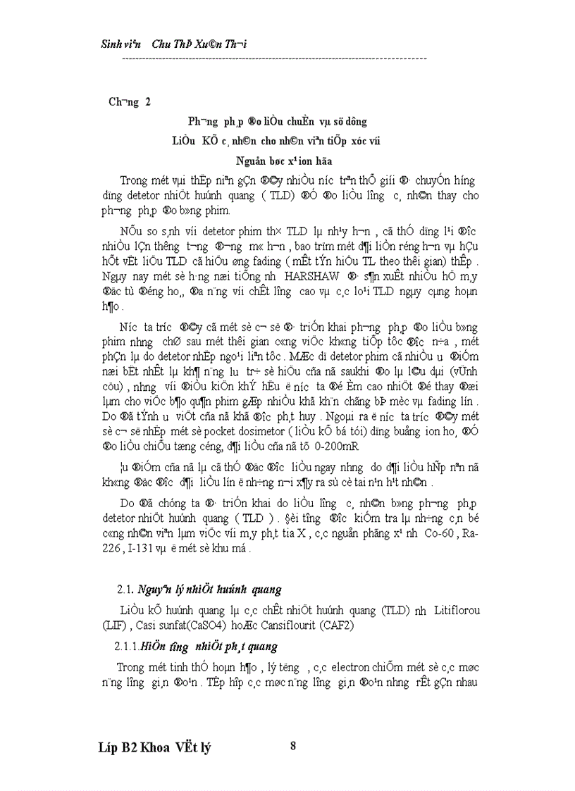 image for page Dùng liều kế nhiệt huỳnh quang TLD để đánh giá liều bức xạ nghề nghiệp 1