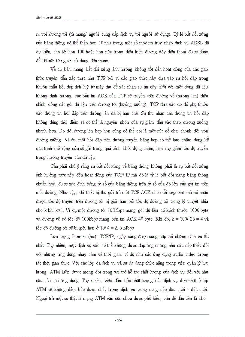 image for page Khái quát về ADSL