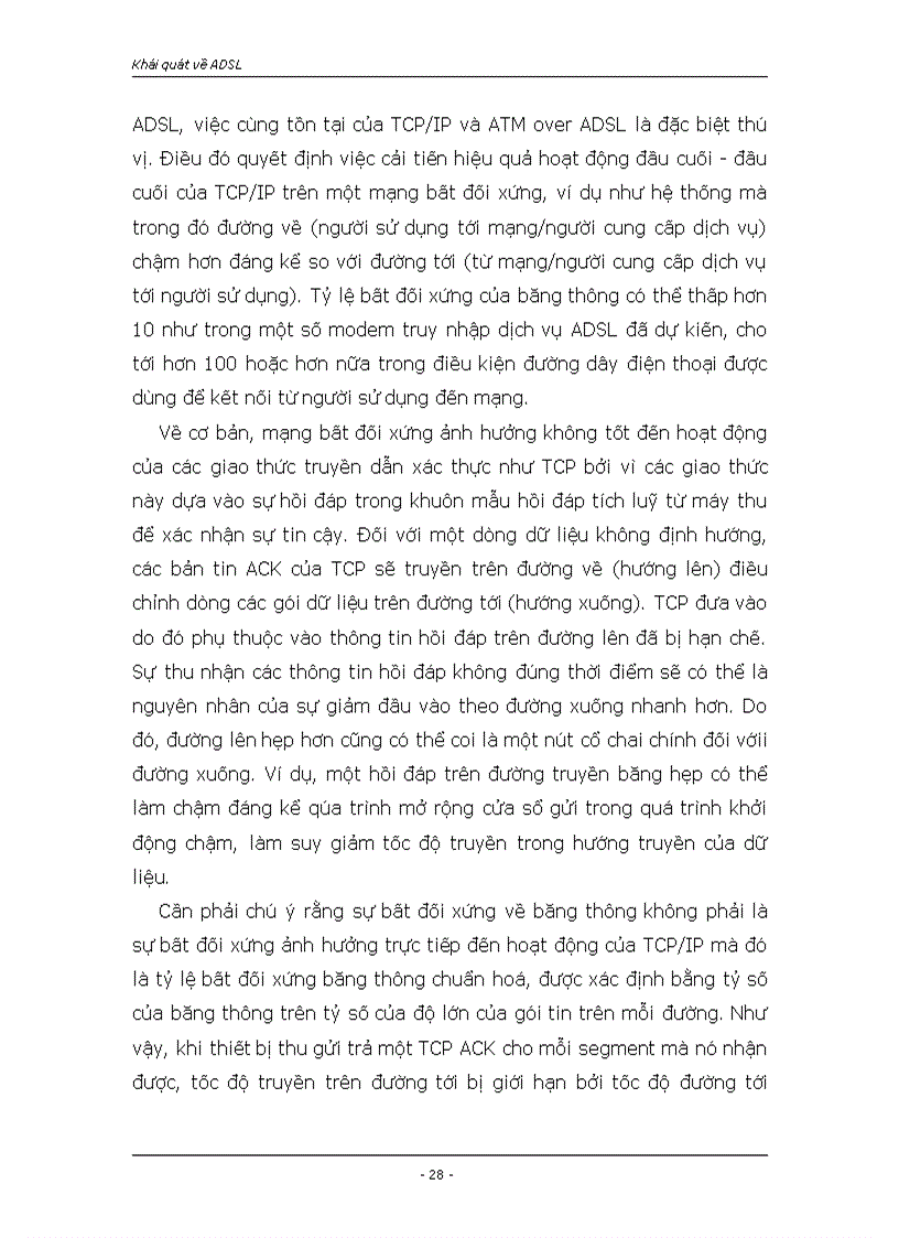 image for page Khái quát về ADSL