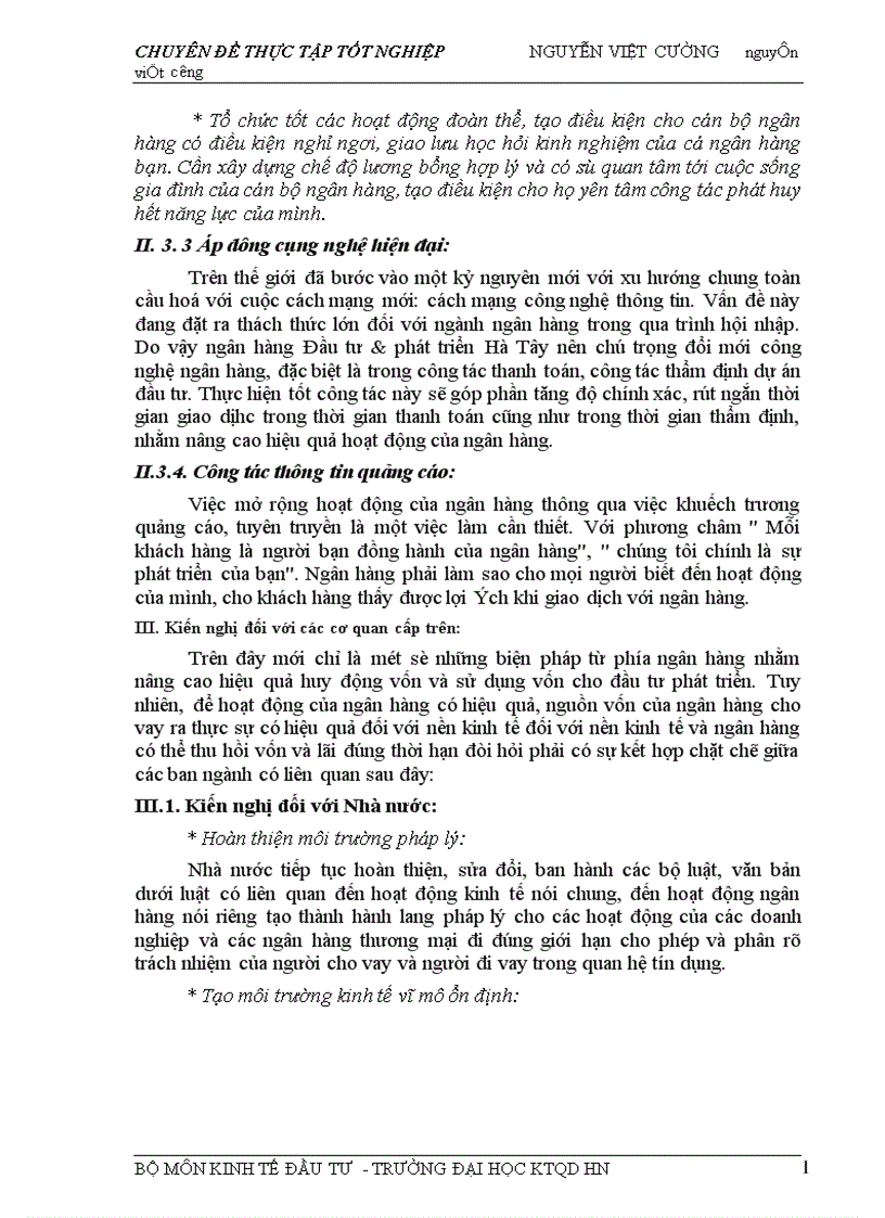 image for page Một số giải pháp nhằm tăng cường khả năng huy động vốn và sử dụng vốn cho đầu tư phát triển tại ngân hàng đầu tư phát triển Hà Tây 1