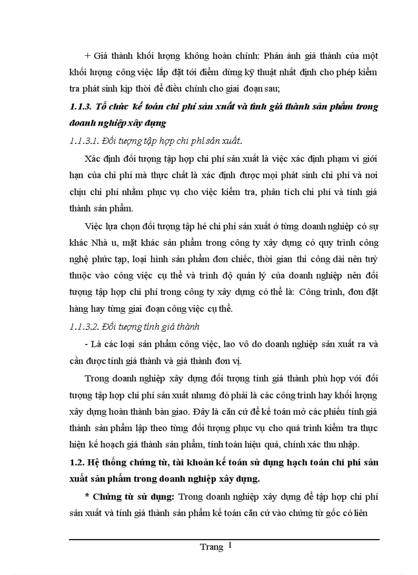 image for page Hoàn thiện kế toán chi phí sản xuất và tính giá thành sản phẩm xây lắp tại Công ty Cổ phần Đầu tư xây dựng Hải Long 1