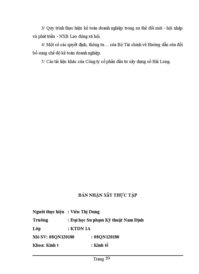 image for page Hoàn thiện kế toán chi phí sản xuất và tính giá thành sản phẩm xây lắp tại Công ty Cổ phần Đầu tư xây dựng Hải Long 1