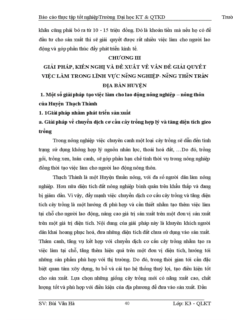 image for page Một số giải pháp tạo việc làm cho lao động nông nghiệp nông thôn của Huyện Thạch Thành