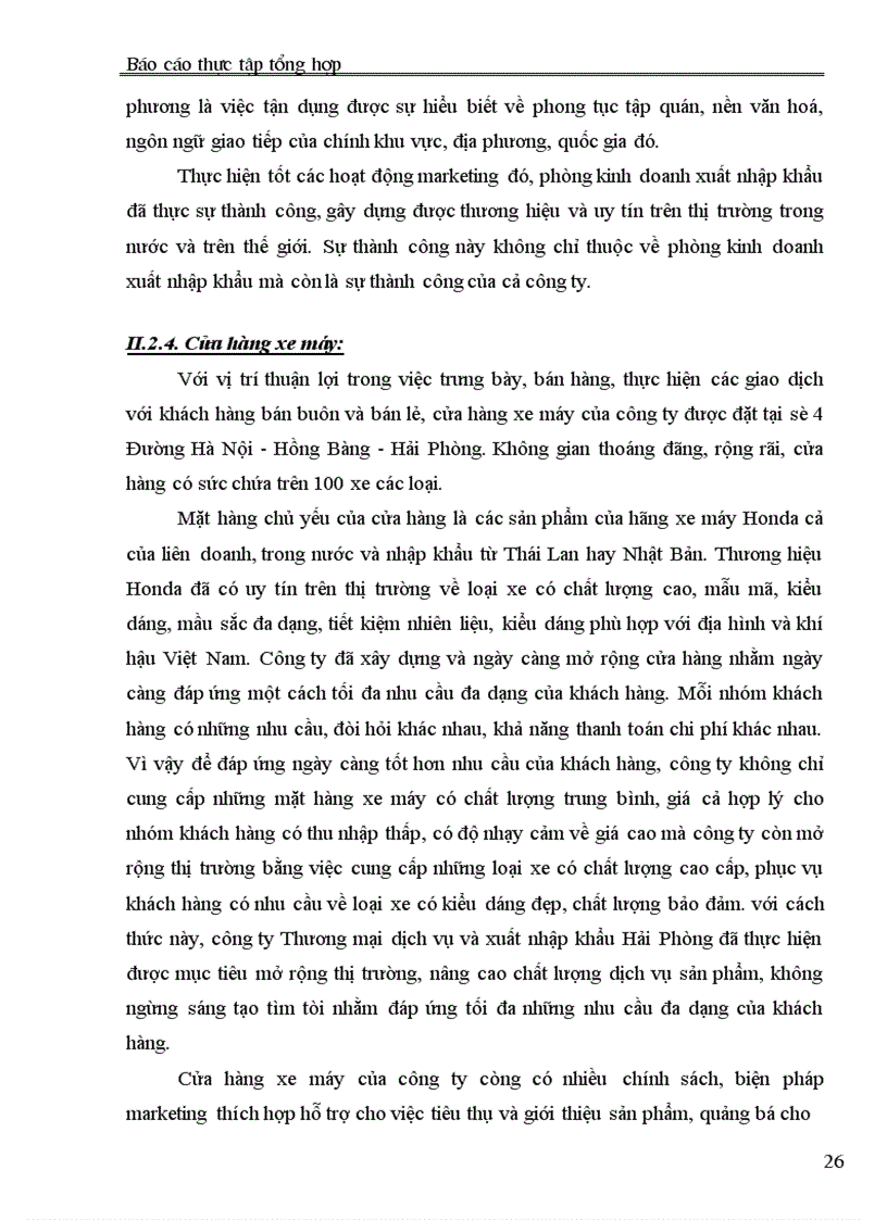 image for page Báo cáo thực tập tổng hợp tại Công ty Thương mại dịch vụ và xuất nhập khẩu Hải Phòng