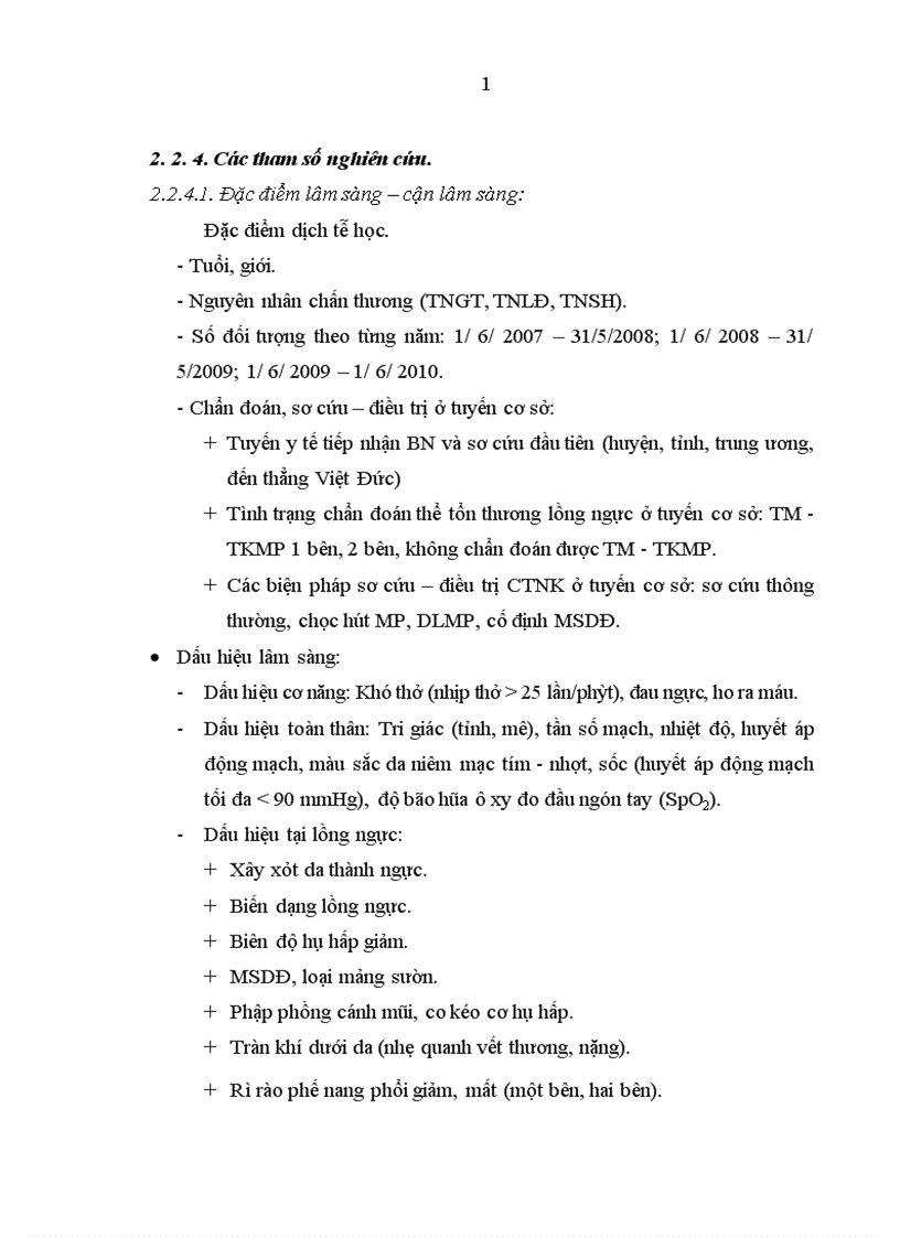image for page Nghiên cứu đặc điểm lâm sàng cận lâm sàng và kết quả điều trị tràn máu tràn khí màng phổi hai bên trong chấn thương ngực kín 1
