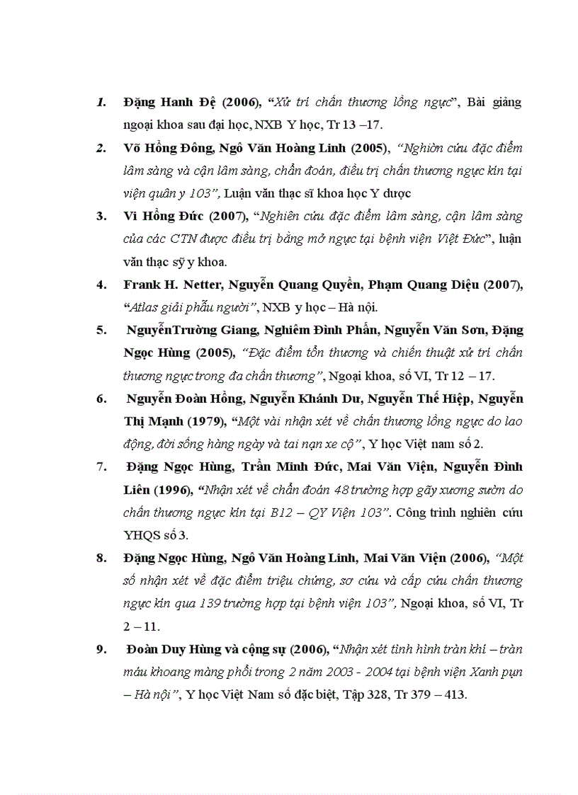 image for page Nghiên cứu đặc điểm lâm sàng cận lâm sàng và kết quả điều trị tràn máu tràn khí màng phổi hai bên trong chấn thương ngực kín 1