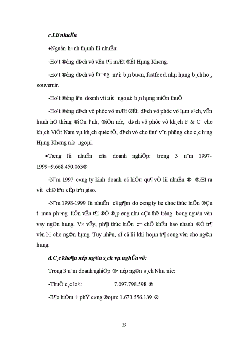 image for page Phân tích hoạt động sản xuất kinh doanh của công ty dịch vụ Hàng Không sân bay Nội Bài 1