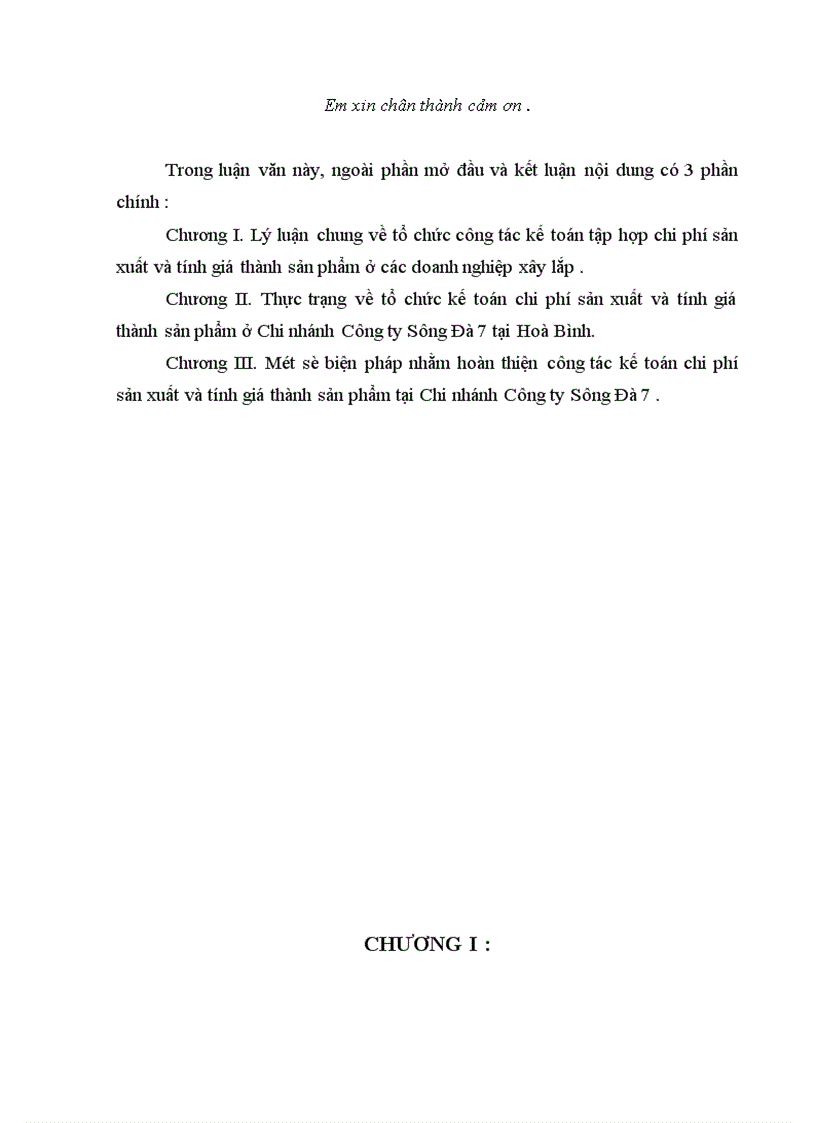 image for page Một số biện pháp nhằm hoàn thiện công tác kế toán chi phí sản xuất và tính giá thành sản phẩm tại Chi nhánh Công ty Sông Đà 7 1