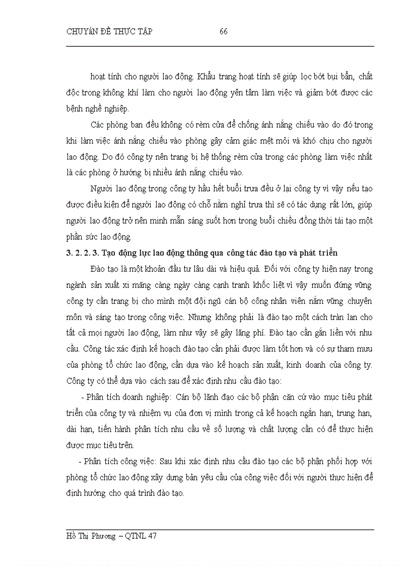 image for page Hoàn thiện công tác tạo động lực cho người lao động tại Công ty cổ phần xi măng Hoàng Mai
