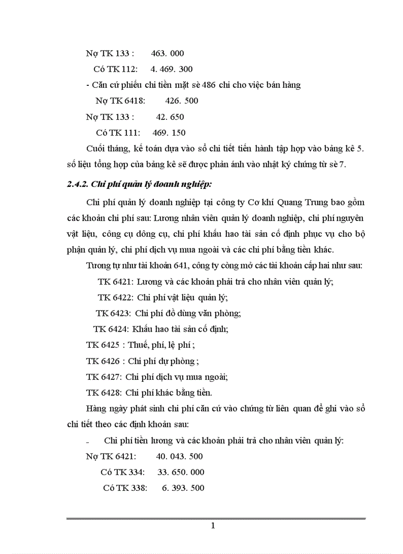 image for page Hoàn thiện công tác kế toán thành phẩm tiêu thụ thành phẩm và xác định kết quả tiêu thụ tại Công ty Cơ Khí Quang Trung 1