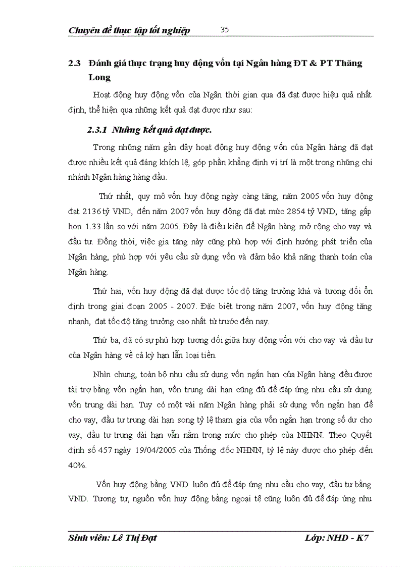 image for page Các giải pháp nhằm nâng cao hiệu quả huy động vốn tại Ngân hàng Đầu tư và phát triển chi nhánh Thăng Long 1