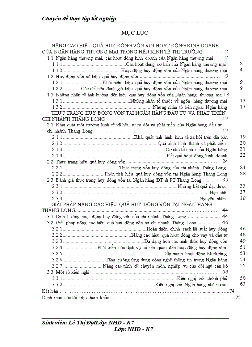 image for page Các giải pháp nhằm nâng cao hiệu quả huy động vốn tại Ngân hàng Đầu tư và phát triển chi nhánh Thăng Long 1