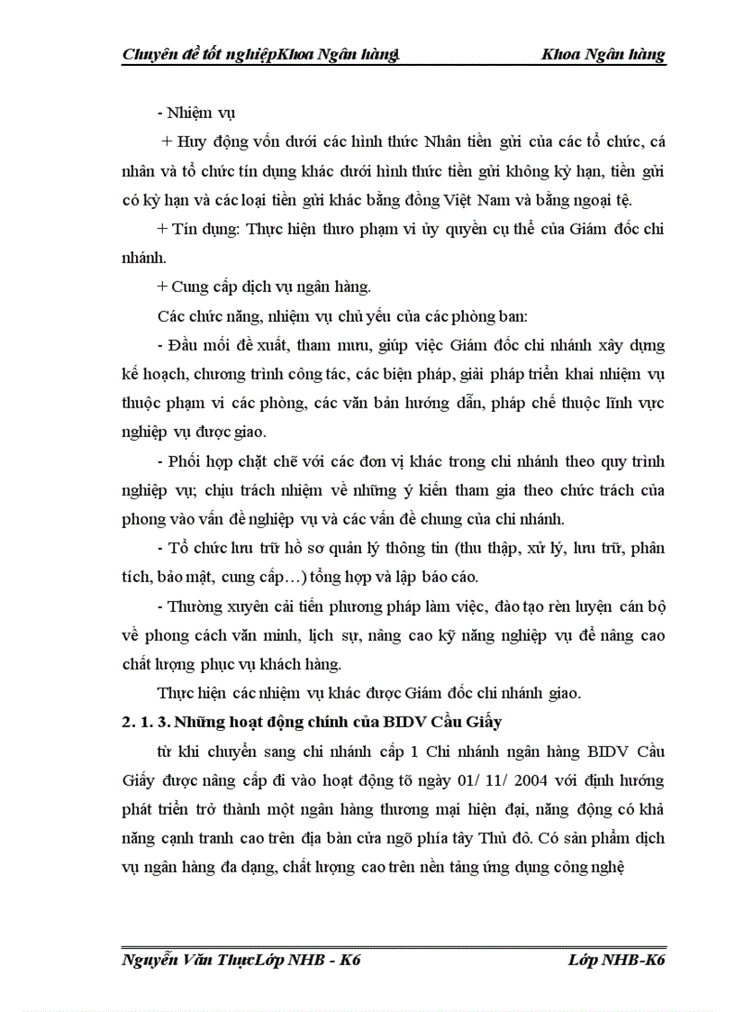 image for page Giải pháp mở rộng vốn huy động tại Chi nhánh BIDV Cầu Giấy 1