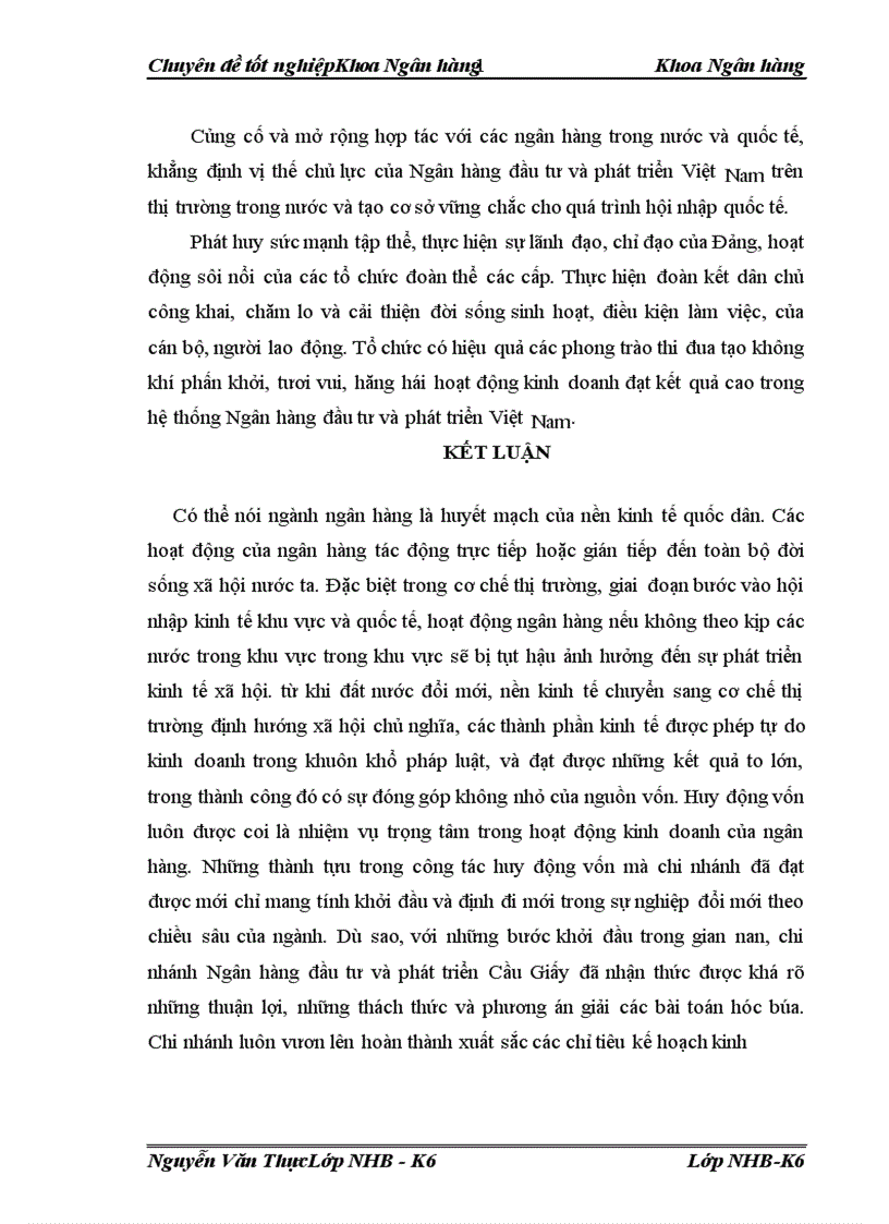 image for page Giải pháp mở rộng vốn huy động tại Chi nhánh BIDV Cầu Giấy 1