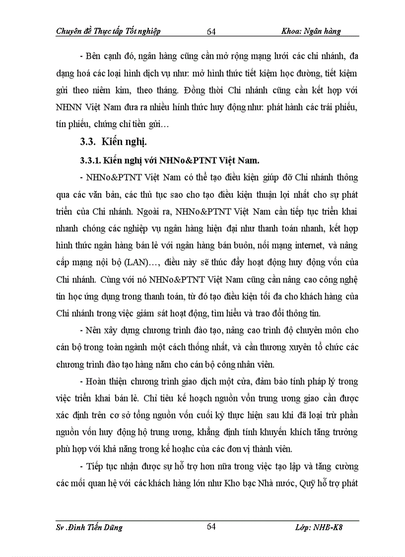 image for page Giải pháp nâng cao hiệu quả huy động vốn tại Ngân hàng NN PTNT chi nhánh Thăng Long 1