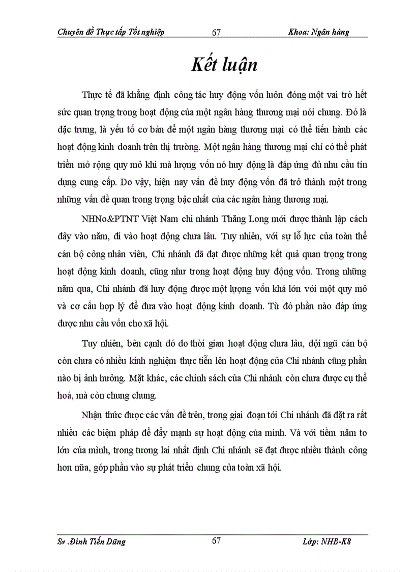 image for page Giải pháp nâng cao hiệu quả huy động vốn tại Ngân hàng NN PTNT chi nhánh Thăng Long 1