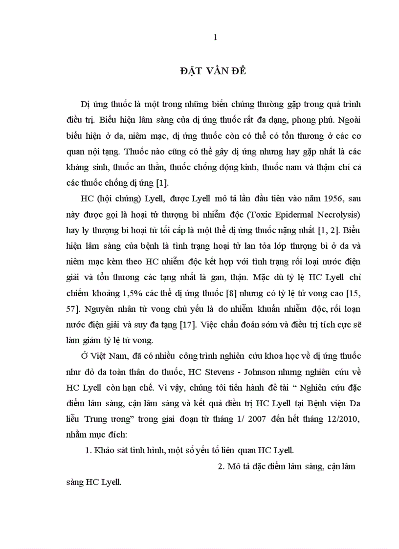 image for page Nghiên cứu đặc điểm lâm sàng cận lâm sàng và kết quả điều trị HC Lyell tại Bệnh viện Da liễu Trung ương