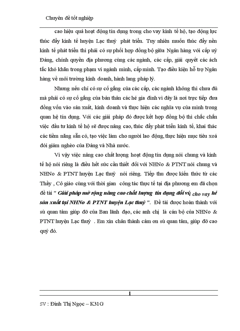 image for page Giải pháp mở rộng nâng cao chất lượng tín dụng đối với cho vay hộ sản xuất tại NHNo PTNT huyện Lạc thuỷ
