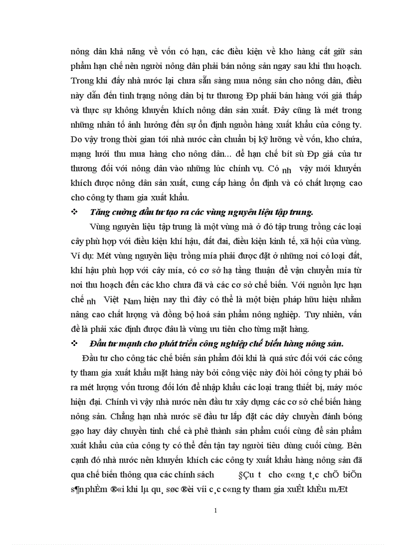 image for page Một số giải pháp chủ yếu nhằm thúc đẩy xuất khẩu hàng nông sản của công ty VILEXIM 1