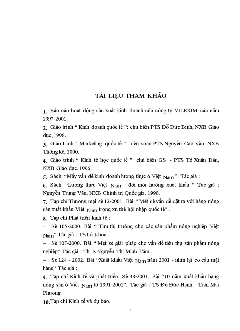 image for page Một số giải pháp chủ yếu nhằm thúc đẩy xuất khẩu hàng nông sản của công ty VILEXIM 1