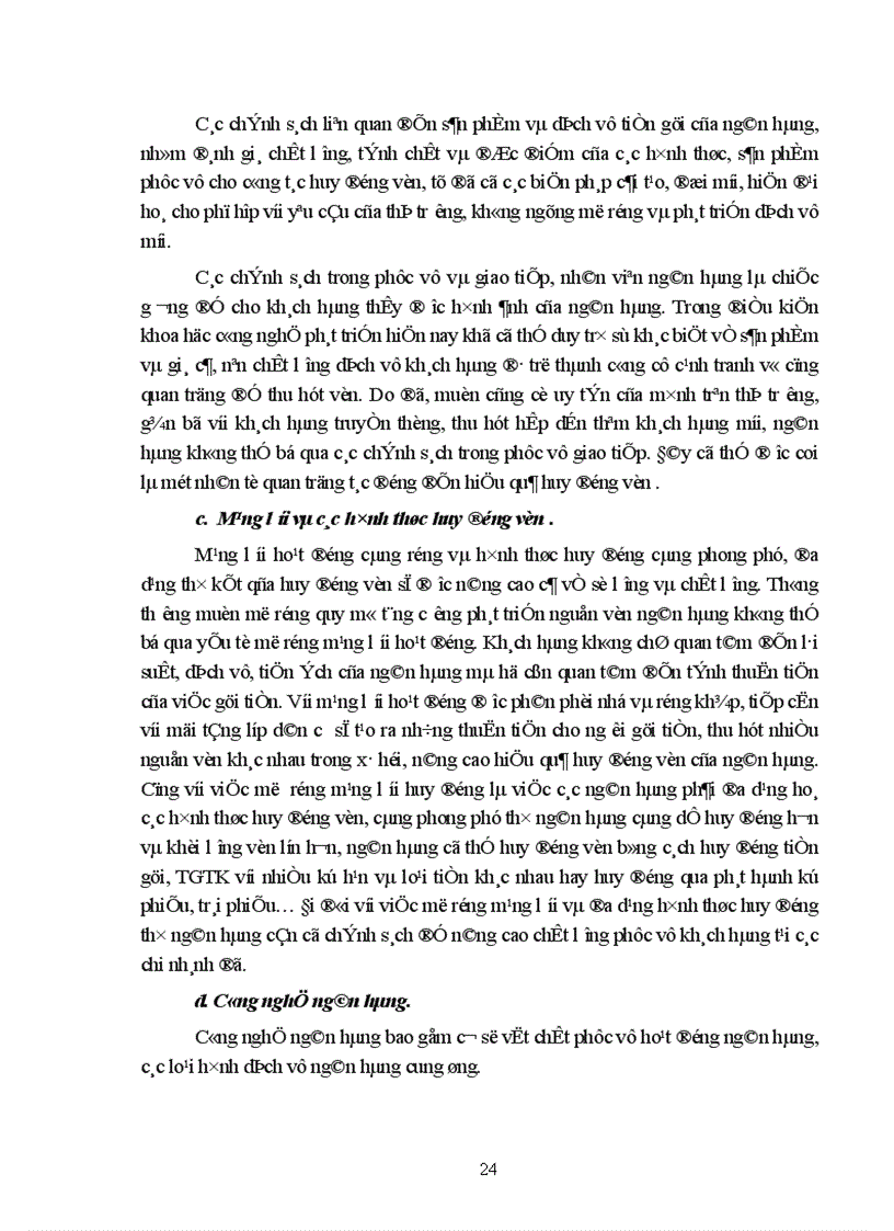 image for page Một số giải pháp nâng cao hiệu quả huy động vốn tại NHNo PTNT Tây Hồ