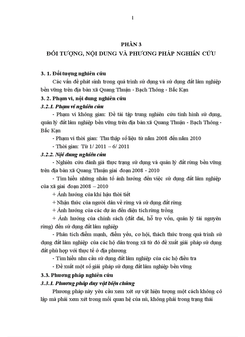 image for page Đánh giá thực trạng và đề xuất một số giải pháp sử dụng đất lâm nghiệp bền vững tại xã Quang Thuận Bạch Thông Bắc Kạn