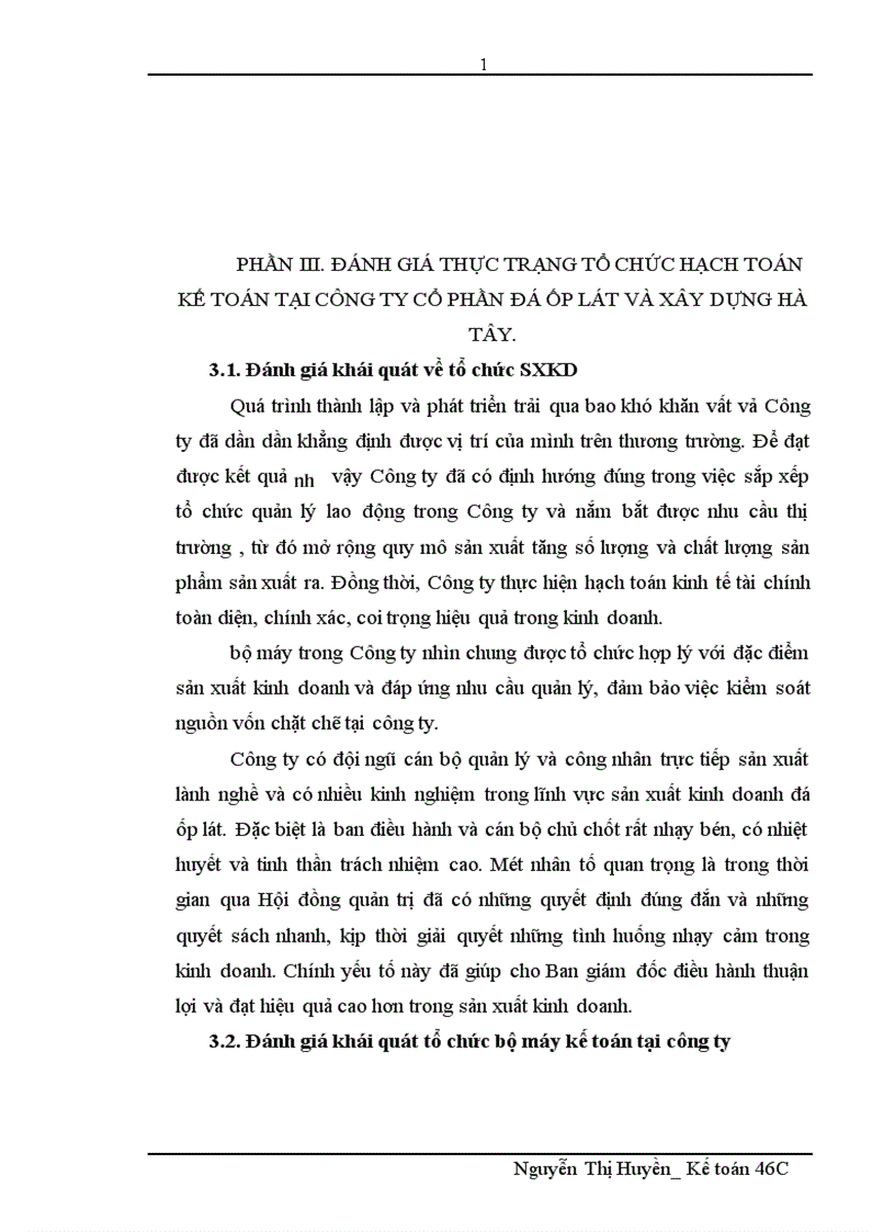 image for page Đánh giá thực trạng tổ chức hạch toán kế toán tại công ty cổ phần đá ốp lát và xây dựng Hà Tây 1
