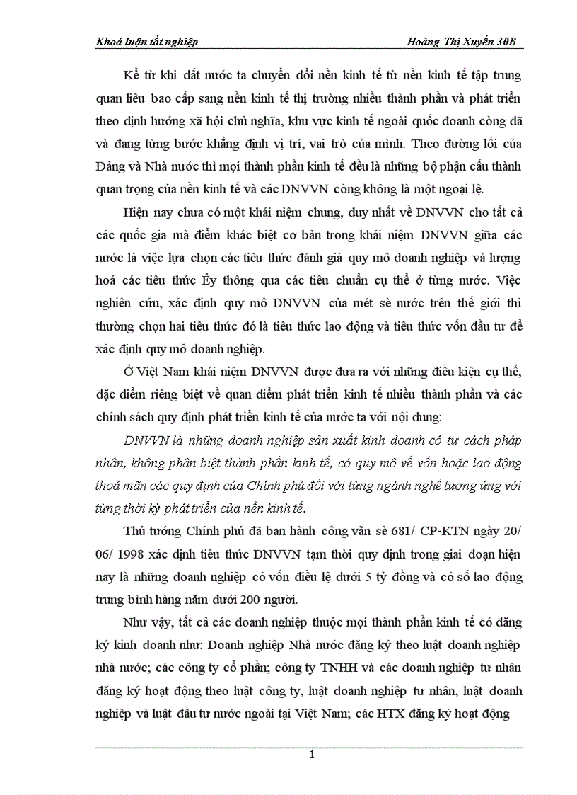 image for page Giải pháp mở rộng tín dụng đối với DNVVN tại Ngân hàng Nông nghiệp và phát triển nông thôn Khu công nghiệp Hoà xá tỉnh Nam Định 1