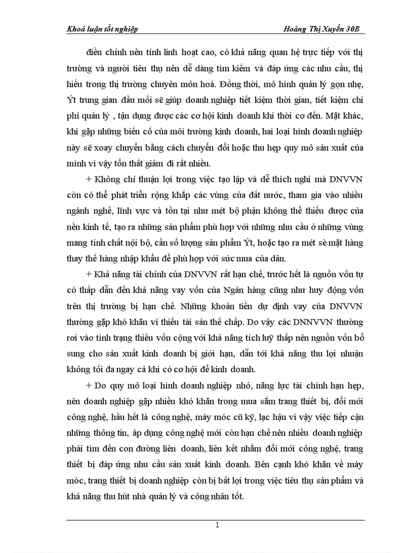 image for page Giải pháp mở rộng tín dụng đối với DNVVN tại Ngân hàng Nông nghiệp và phát triển nông thôn Khu công nghiệp Hoà xá tỉnh Nam Định 1