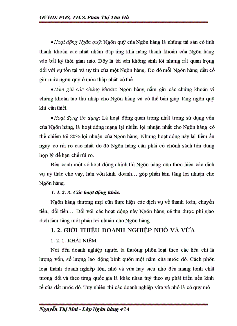 image for page Các giải pháp nhằm mở rộng cho vay đối với doanh nghiệp nhỏ và vừa tại Sở giao dịch Ngân hàng thương mại cổ phần Ngoại thương Việt Nam 1