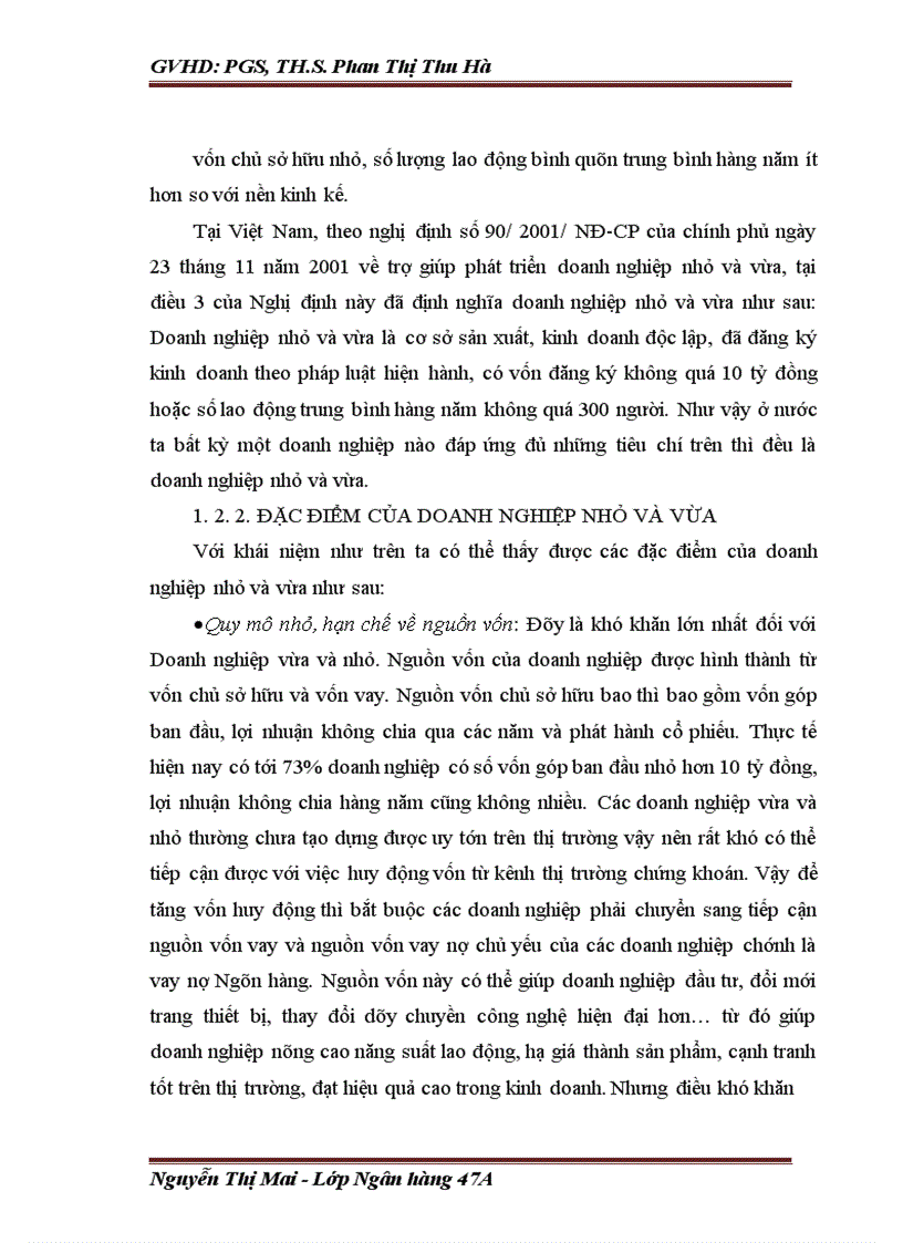 image for page Các giải pháp nhằm mở rộng cho vay đối với doanh nghiệp nhỏ và vừa tại Sở giao dịch Ngân hàng thương mại cổ phần Ngoại thương Việt Nam 1