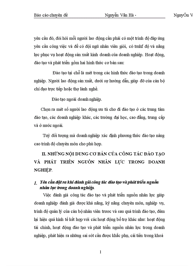 image for page Phương hướng nâng cao kết quả công tác đào tạo và phát triển nguồn nhân lực của Công ty sông đà I 1