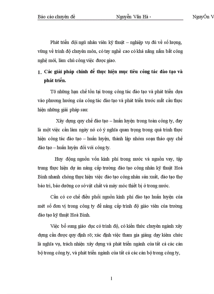 image for page Phương hướng nâng cao kết quả công tác đào tạo và phát triển nguồn nhân lực của Công ty sông đà I 1