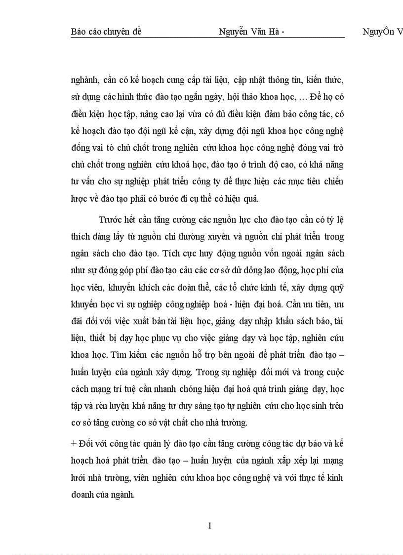 image for page Phương hướng nâng cao kết quả công tác đào tạo và phát triển nguồn nhân lực của Công ty sông đà I 1