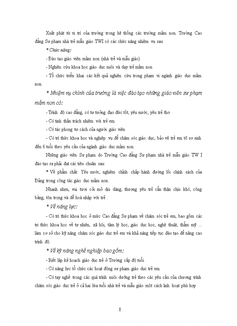 image for page Thực trạng công tác quản lý đào tạo tại trường Cao đẳng sư phạm nhà trẻ mẫu giáo TW I